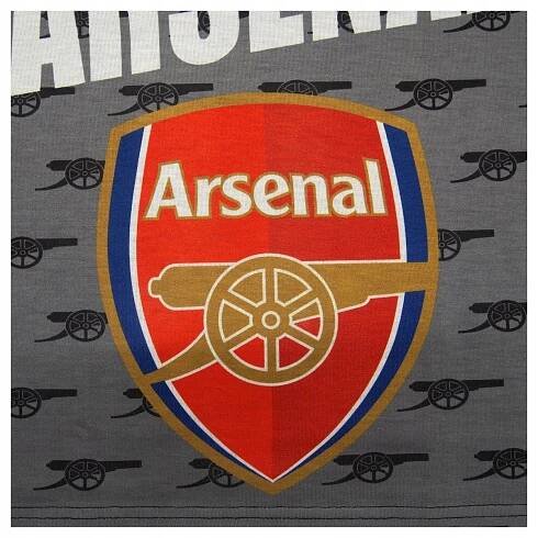 Dětské pyžamo Arsenal FC, šedo-černé | 8-9r Stav balení originální