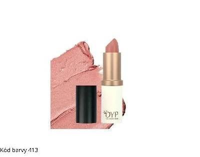Přírodní rtenka na rty DYP cosmetics Barva: 413 saténovo koralová