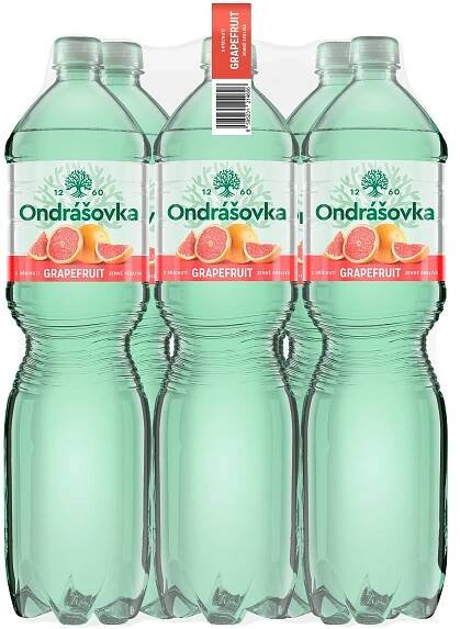 Ondrášovka Jemně perlivá s příchutí grapefruit 1,5l