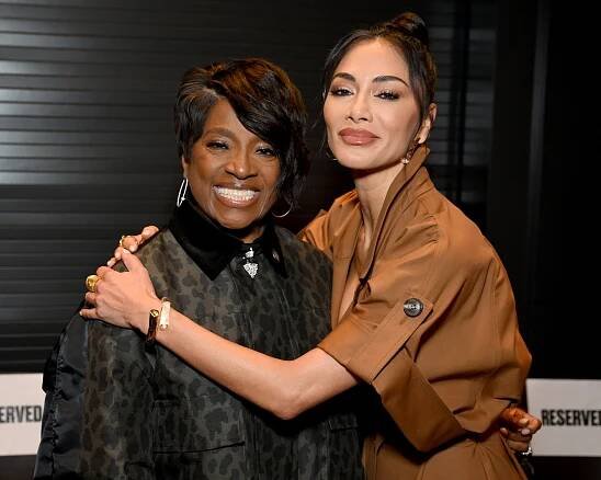 LaTanya Richardson Jackson and Nicole Scherzinger also shared a moment at the Tonys "Meet the Nominees" event.