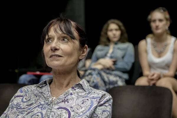 Lída Vlášková čekající na svůj výstup, foto Jiří Sejkora