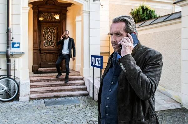 Zločin v Alpách - Pád do rokle - Z filmu - Peter Marton, Andreas Giebel