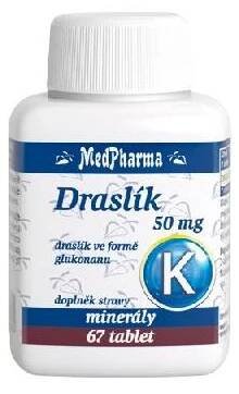 MedPharma Draslík 50 mg 67 tablet