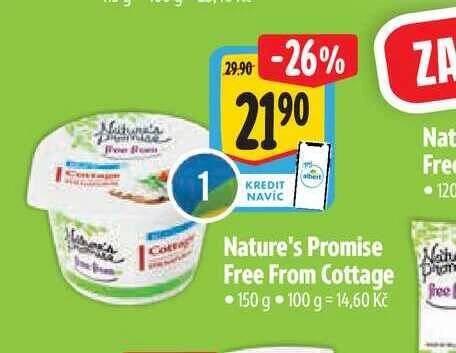 Nature's Promise Free From Cottage 150 g v akci