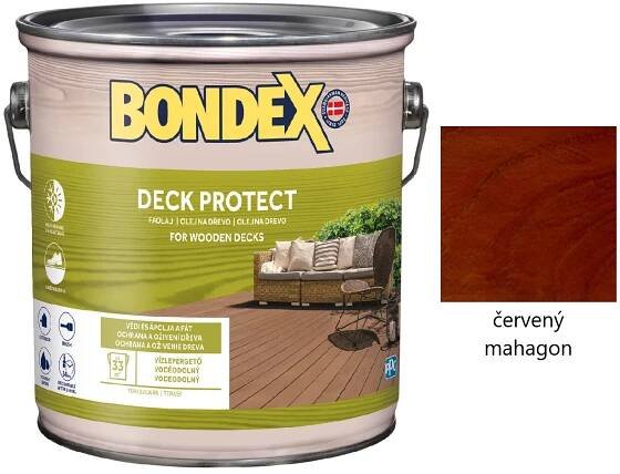 Bondex Deck Protect olej na dřevo 2,5 l