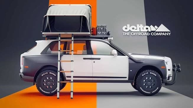 Obytný Rolls-Royce Cullinan je dost možná ten nejluxusnější pojízdný stan