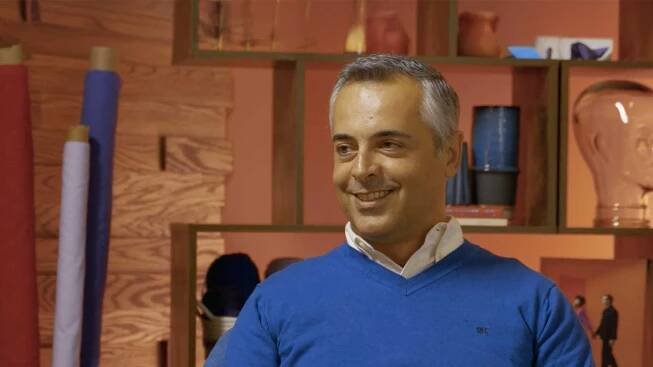 Tiago Da Costa Silva in the Lenovo Studio. 