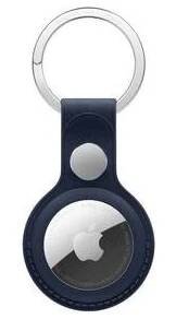 Klíčenka Apple AirTag FineWoven klíčenka - temně modrá (MA7H4ZM/A) - zánovní - 24 měsíců záruka