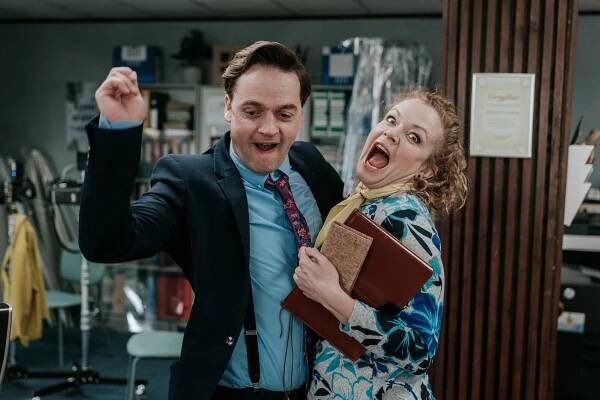 The Office PL - Season 2 - Z filmu - Piotr Polak, Daria Widawska