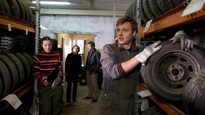 SOKO Wismar - Tot im Beton - Z filmu - Oona von Maydell, Christoph Letkowski