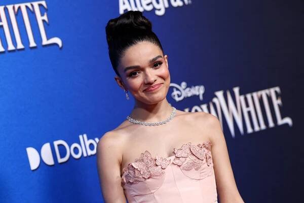 Rachel Zegler at the "Snow White" premiere in LA on March 15