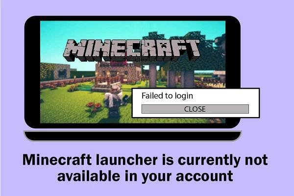 Oprava Minecraft Launcher momentálně není ve vašem účtu k dispozici