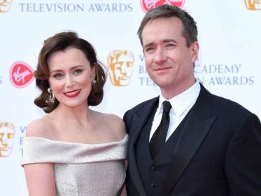Keeley Hawes and Matthew Macfadyen attend the Virgin Media British Academy Television Awards 2019 at The Royal Festival Hall on May 12, 2019 in London, England