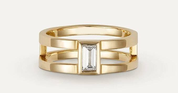 BB Ring Gold & Diamond – Kult Jewelry