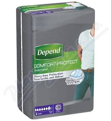 Depend Normal inkont.kalh.muži vel.L/XL 9ks