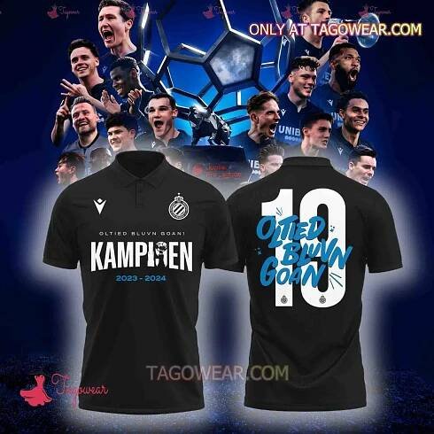 Club Brugge KV Oltied Bluvn Goan Kampioen 2023 -2024 Polo Shirt
