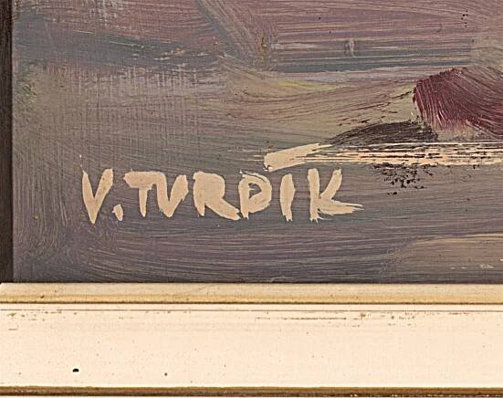 Stromy u řeky | Aukční Galerie Artia