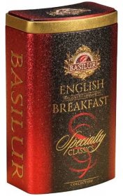 BASILUR Specialty English Breakfast plech 100g