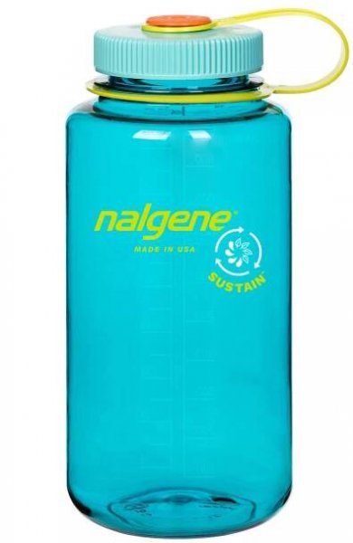 Láhev Nalgene Sustain Wide Mouth 32 oz (1000 ml) - cerulean