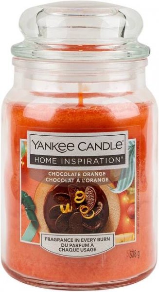 Svíčka YANKEE CANDLE Home Inspiration Chocolate Orange 538 g