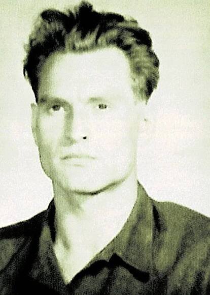Alois Jaroš, odsouzený v případu "Slepička" k trestu smrti, foceno před popravou