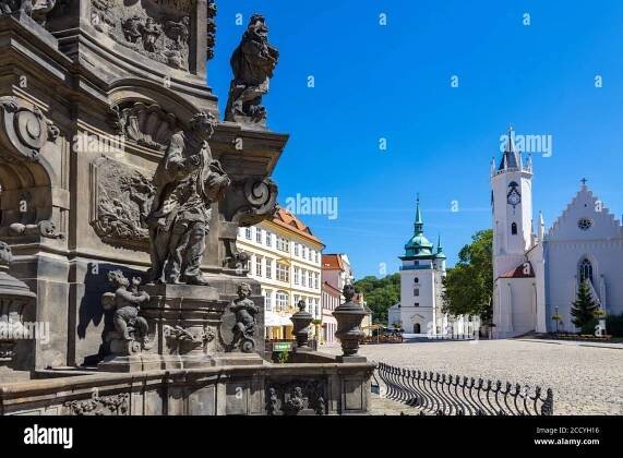 Zamecke namesti, Teplice v Cechach, Ceska republika / Castle square ...