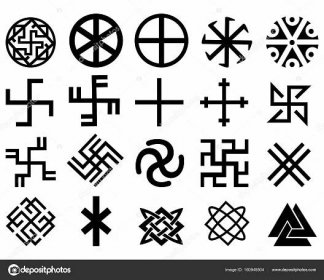 Různé slovanské symboly