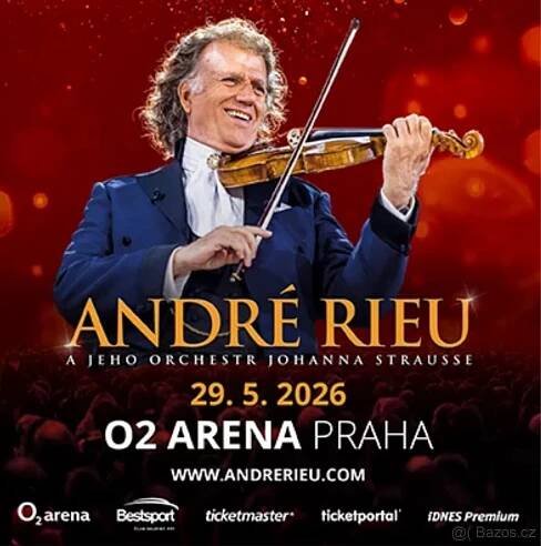 ANDRÉ RIEU, VIP KLUBOVÉ PATRO 29.5.2026 O2 ARENA