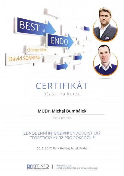 MUDr. Michal Bumbálek, zubař Brno — Onedent
