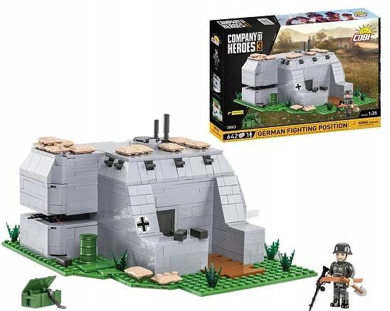 COBI 3043 Company of Heroes 3 Německé bojové opevnění