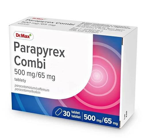Dr. Max Parapyrex Combi 500 mg/65 mg 30 tablet