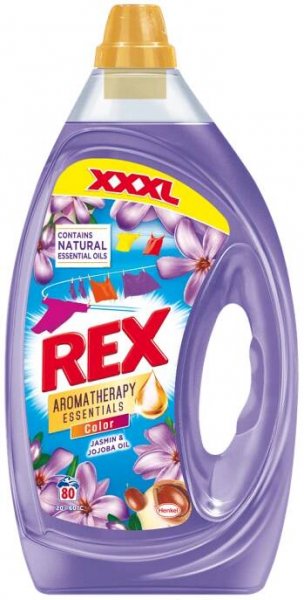 Rex Prací gel Jasmin Jojoba Oil 80 praní, 4 l