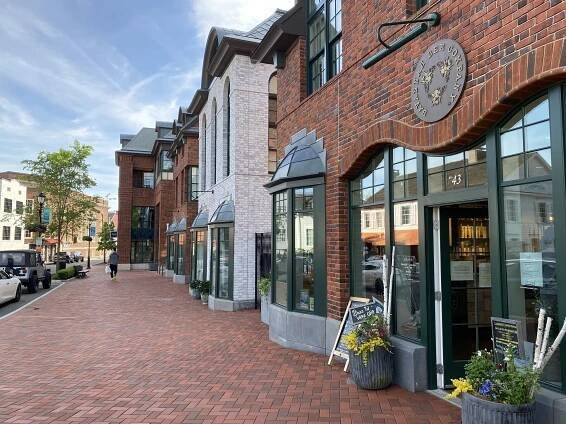 Downtown Westport, Connecticut.
