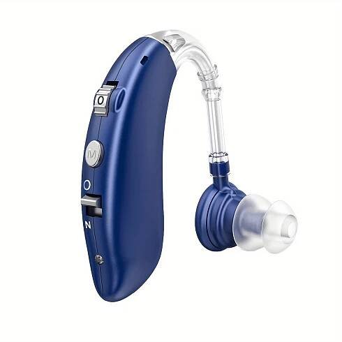 Hearing Aids For Seniors Severe Hearing Loss, Hearing Aids For Adults With Volume Control, USB Rechargeable Behind-The-* With Noise Can