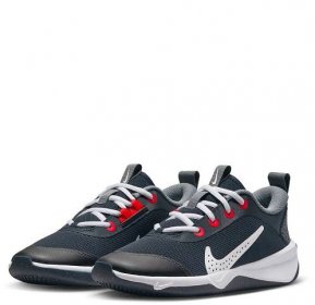 Navy//Grey - Nike - Omni Multi-Court Big Kids' Indoor Court Shoes