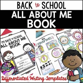 All About Me Book Templates (1st to 5th Grade) - Raise the Bar Reading