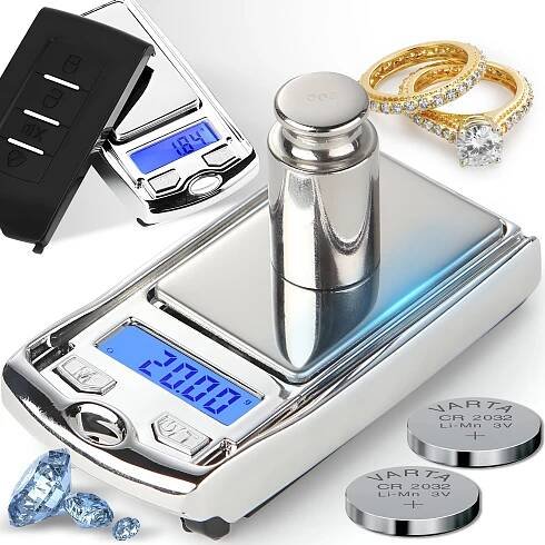 Kapesní váha Digitální přesná váha Funkce tárování LCD displej 100g/0,01g Zlatá váha Digitální váha na mince Potravinářská váha Váha Retoo