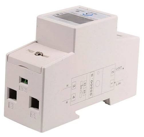 Jednofázový elektroměr na DIN lištu DDS015