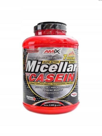 Micellar Casein 2200 g Amix jahoda