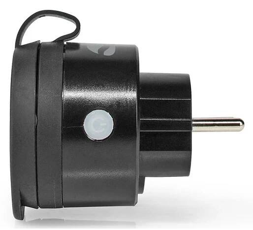 Chytrá zásuvka Smartlife 3680W/230V Typ E/16A Wi-Fi IP44 černá