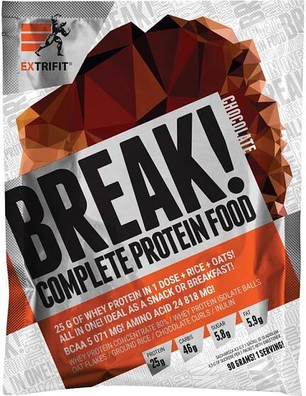 EXTRIFIT Protein Break! 90 g čokoláda od 55 Kč