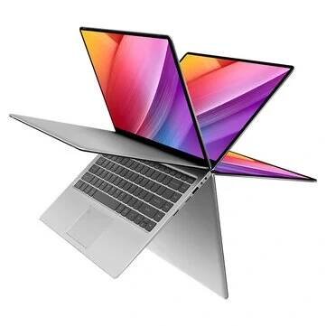 Teclast F6 Pro Notebook 13,3 palcový 360 stupňový dotykový displej Intel Jádr m3-7Y30 8 GB / 128 GB SSD rozpoznávání otisků prstů stříbrná