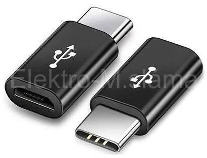 Redukce USB micro na USB C černá D342B