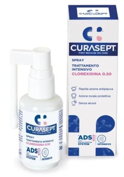 Curasept Sprej ADS 050 30ml | ČistímeSiZuby.cz