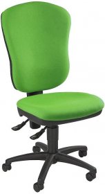 Standardní otočná židle – Topstar bez područek, s opěrou bederních obratlů