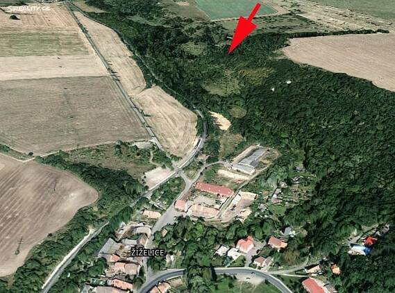 Prodej  lesa 10 077 m², Žiželice, okres Louny