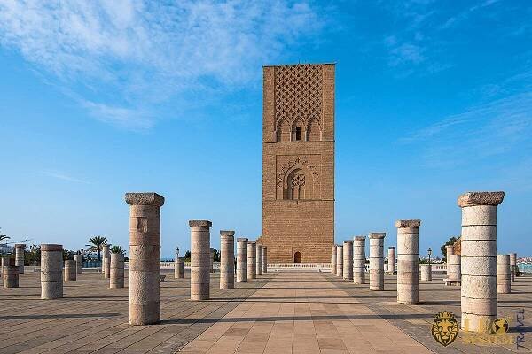 Hassan Tower - popular attraction in Rabat, Morocco