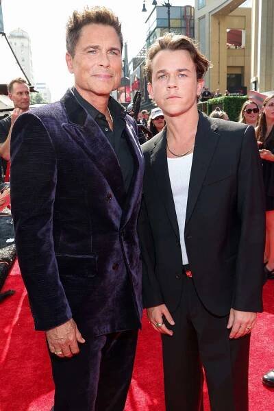 Rob Lowe and John Owen Lowe attend the 2024 ESPY Awards at Dolby Theatre on July 11, 2024