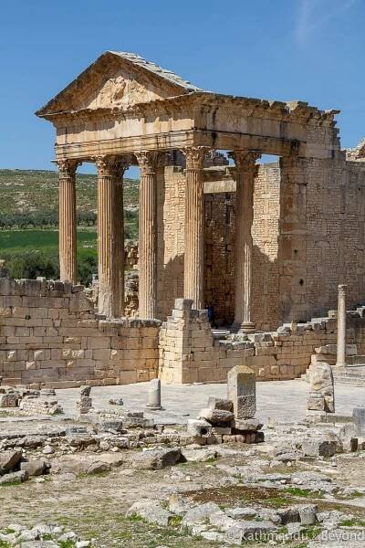 The Capitol Dougga Tunisia-9