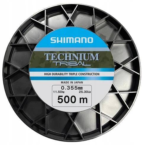 Vlasec Shimano Technium Tribal 0,355 mm 11,50 kg 500 m Model Technium Tribal ALPHA VALOR